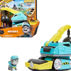 Rubble & Crew - Abrissbirnen-Baufahrzeug (Basis Fahrzeug) mit Motor-Figur, bewegliche